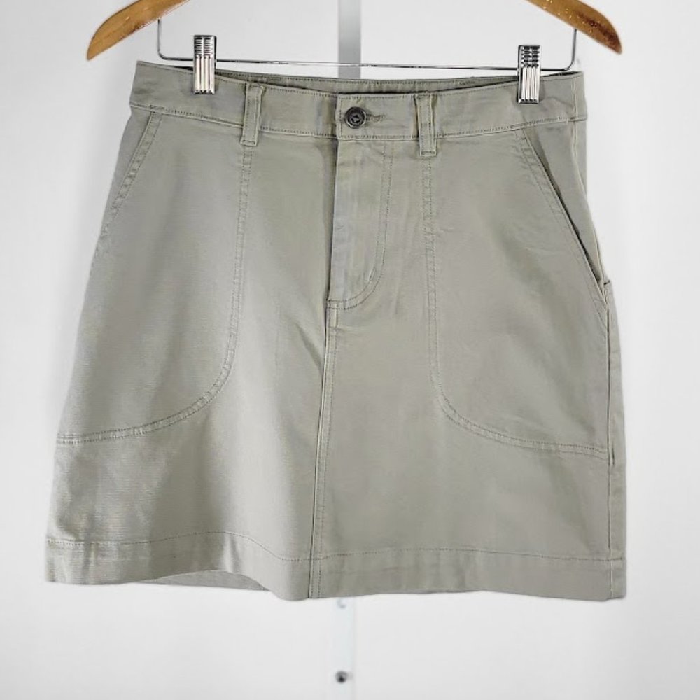 PATAGONIA shale organic mini skirt Sz 6 NEW